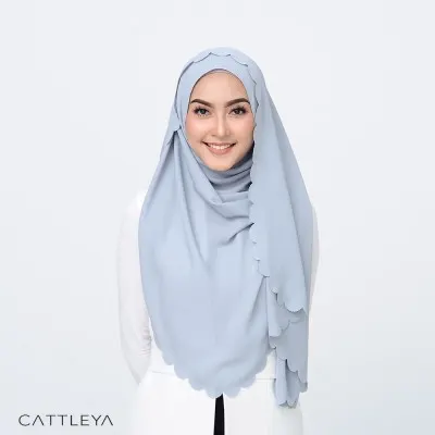 LUXE BLOOM SHAWL - PEARL BLUE (5)